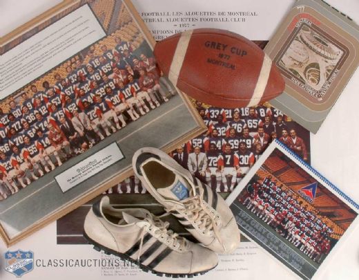 Peter Dalla Rivas 1977 Grey Cup Champion Montreal Alouettes Collection of 6
