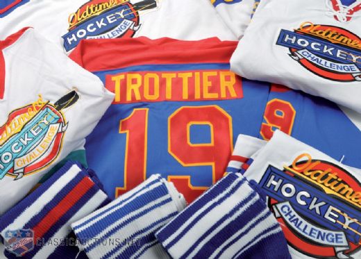 Bryan Trottiers Oldtimers Hockey Challenge Jersey Collection of 8