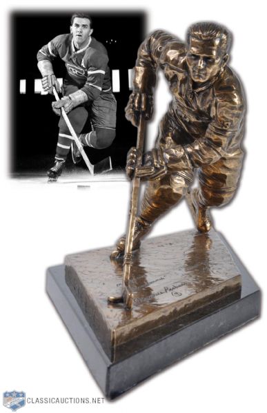 Limited Edition Maurice Richard "Never Give Up" Bronze Statue