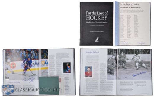 Vincent Damphousses "For the Love of Hockey" Players Edition Signature Series Book
