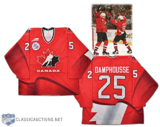 Vincent Damphousses Team Canada 1996 World Cup of Hockey Game-Worn Jersey
