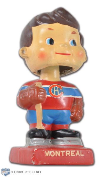 1962 Montreal Canadiens Bobbing Head Doll