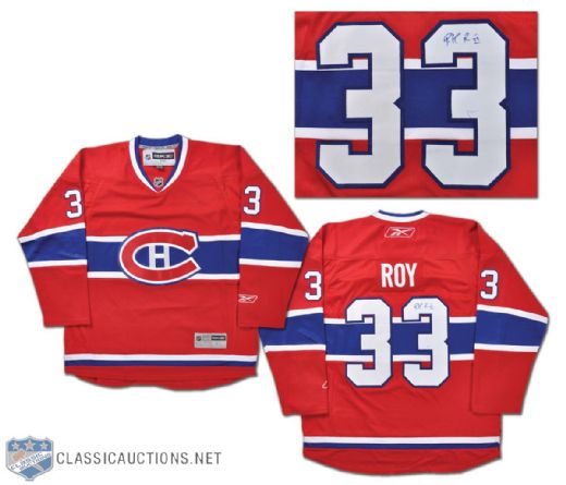 Patrick Roy Signed Montreal Canadiens Jersey