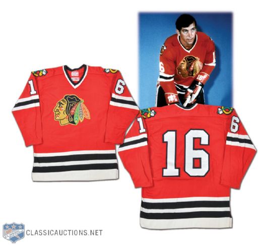 Ron "Chico" Maki 1971-72 Chicago Black Hawks Game-Issued Road Jersey