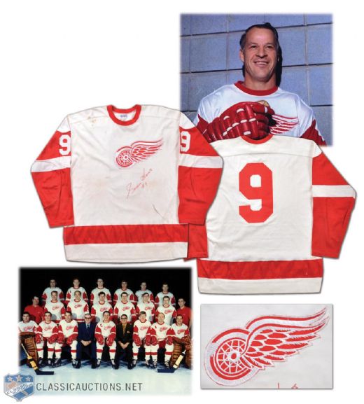 Gordie Howe 1970 Detroit Red Wings Game-Worn Jersey - Photo-Matched!