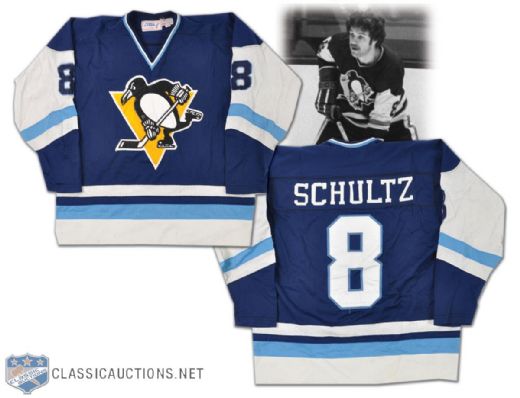 Dave Schultz 1978-79 Pittsburgh Penguins Game-Worn Jersey