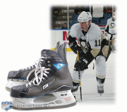 Jordan Staal 2007-08 Pittsburgh Penguins Game-Used Skates