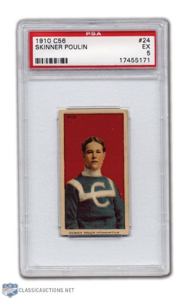 1910-11 Imperial Tobacco C56 #24 - Skinner Poulin RC PSA 5