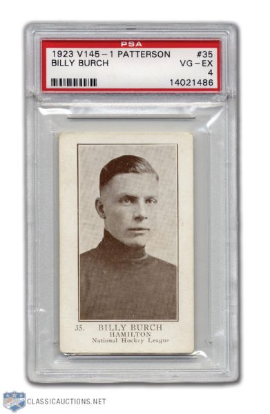 1923-24 William Paterson V145-1 #35 Billy Burch RC PSA 4