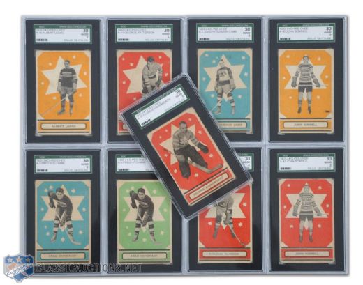 1933-34 O-Pee-Chee Series A SGC-Graded Card Collection of 9