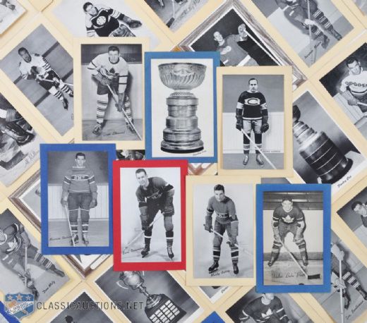 Huge Collection of Over (900) Group 1, 2 & 3 Bee Hive Hockey Photos with Short Prints