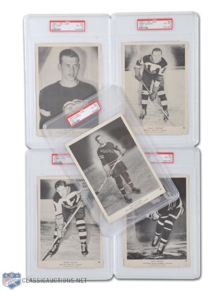 1939-40 O-Pee-Chee Collection of (5) PSA EX-MT 6 Graded Cards