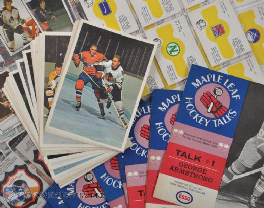 1960s & 70s Set Collection of 5 Including Maple Leaf Records, Toronto Star, Lipton Soup & OPC Inserts