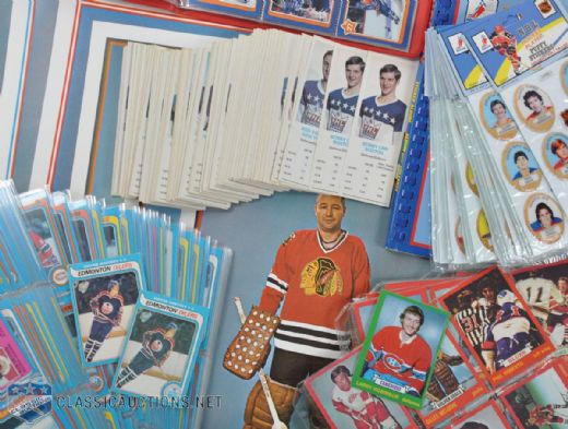 1970s & 80s Hockey Set Collection of 8 Including Gretzky Rookie Cards x 2