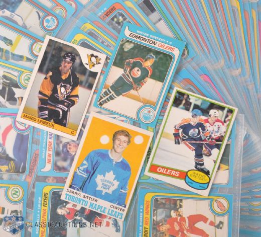 1979-80 O-Pee-Chee Set with Gretzky RC + Lemieux & Sittler RCs & Gretzky 2nd Year