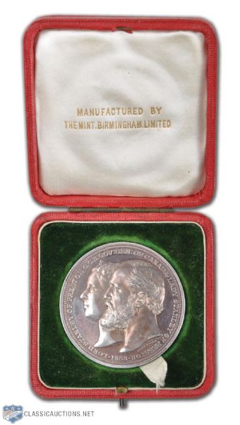 1888 Lady & Lord Stanley Silver Medal in Original Box