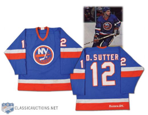 1981-82 Duane Sutter Game-Worn New York Islanders Jersey