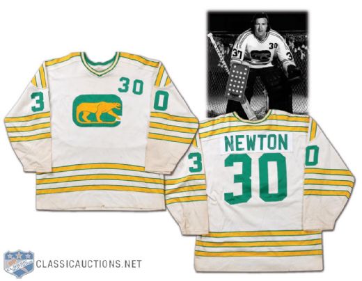1972-73 Andre Gill 1973-74 Cam Newton Chicago Cougars Game-Worn Jersey