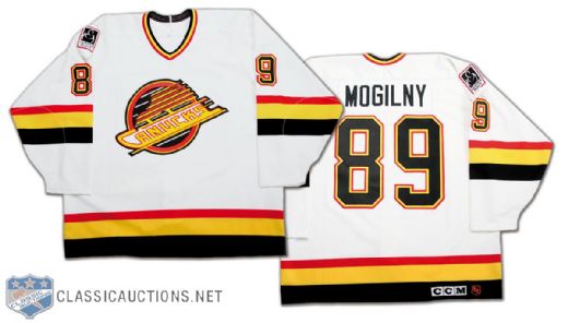 Alexander Mogilny Circa 1996 Vancouver Canucks Team-Issued Jersey