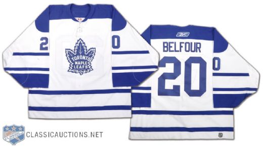 Ed Belfour 2005-06 Toronto Maple Leafs Game-Worn Alternate Jersey