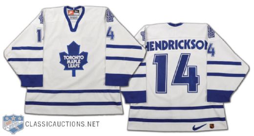 Darby Hendrickson 1997-98 Toronto Maple Leafs Game-Worn Jersey