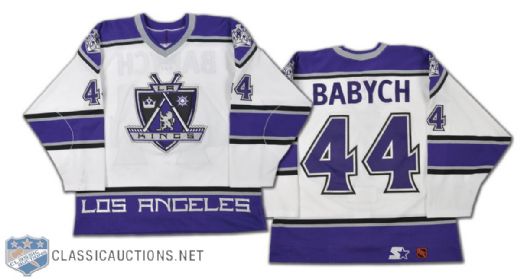 Dave Babych 1998-99 Los Angeles Kings Game-Worn Jersey