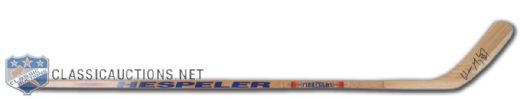 Wayne Gretzky 1997-99 New York Rangers Hespeler Signed Model Stick