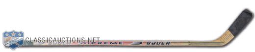 Saku Koivu Montreal Canadiens Bauer Supreme Signed Game-Used Stick
