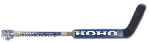 Felix Potvin Signed Mid-1990s Toronto Maple Leafs Koho Revolution Game-Used Stick