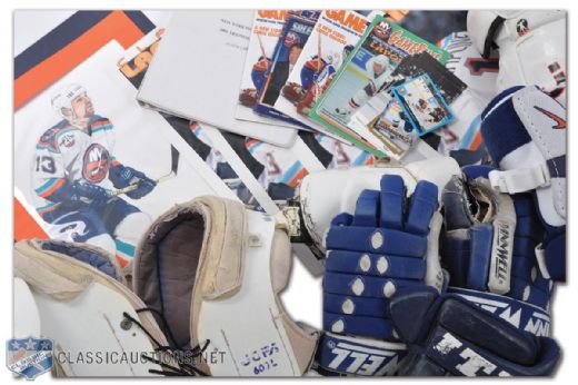 Claude Lapointes New York Islanders Game-Worn & Memorabilia Collection