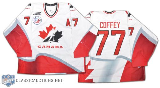 Paul Coffey Team Canada 1996 World Cup of Hockey Game-Worn Jersey
