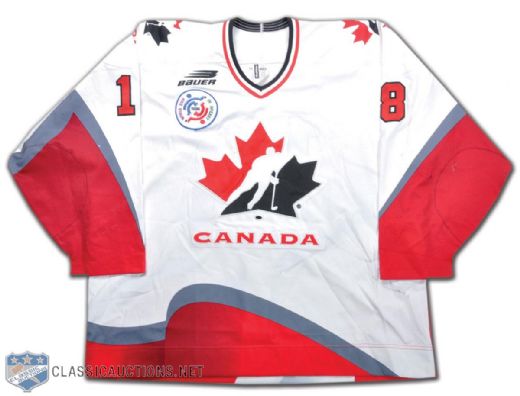 Trevor Linden Team Canada 1996 World Cup of Hockey Game-Worn Jersey