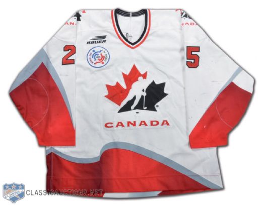 Vincent Damphousse Team Canada 1996 World Cup of Hockey Game-Worn Jersey