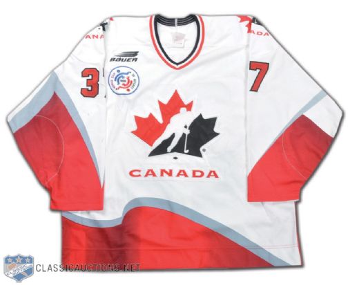 Eric Desjardins Team Canada 1996 World Cup of Hockey Game-Worn Jersey