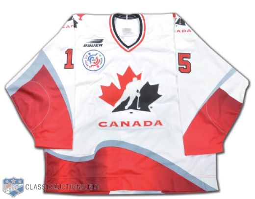 Eric Daze Team Canada 1996 World Cup of Hockey Pre-Tournament Game-Issued Jersey