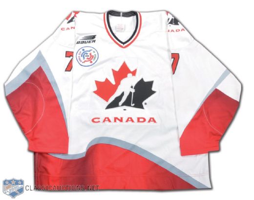 Jason Arnott Team Canada 1996 World Cup of Hockey Pre-Tournament Game-Issued Jersey