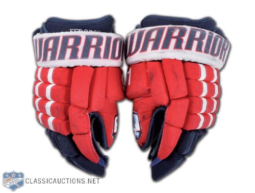 Sergei Fedorov Game-Used Gloves From 2010 World Championships