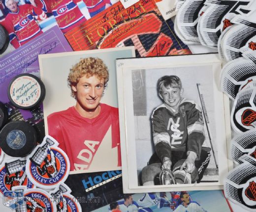 Montreal Canadiens Autograph Collection & Original Wayne Gretzky Brantford Nadrofsky Steelers Photo +++