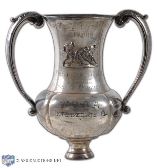 1920s Northern Hockey League Perpetual Hockey Championship Trophy (15")