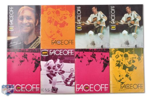 WHA Chicago Cougars, Cincinnati Stingers and New England Whalers Hockey Programs Collection of 94