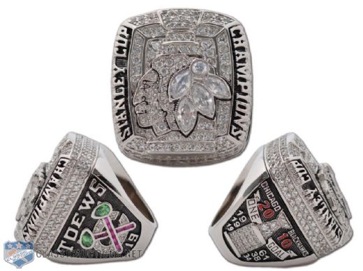 2010 Jonathan Toews Chicago Black Hawks Stanley Cup Championship Replica Ring