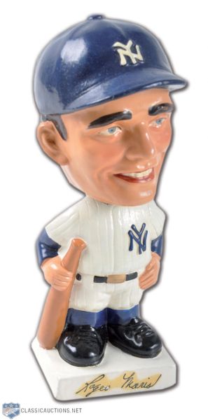 1961-63 NY Yankees Roger Maris Bobbing Head Doll in Original Box