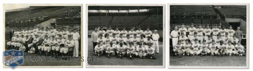 Vintage 1945, 51 & 52 Montreal Royals Team Photos