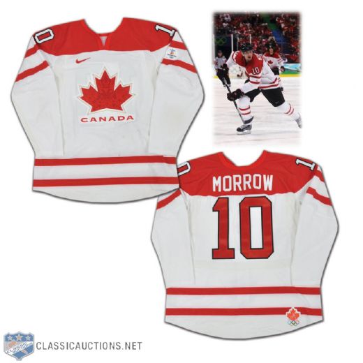 Brenden Morrow 2010 Winter Olympics Team Canada Game-Worn Jersey