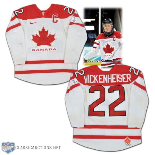 Hayley Wickenheiser 2010 Winter Olympics Team Canada Game-Worn Jersey - Photo-Matched!