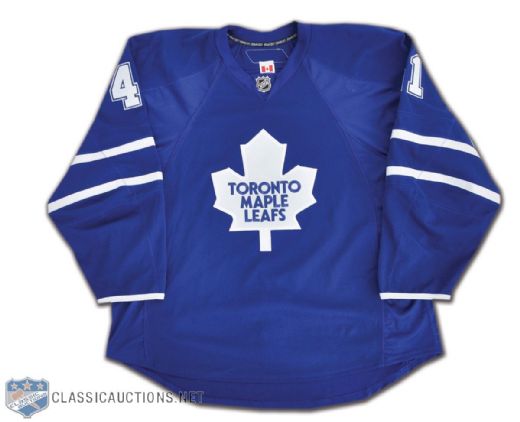 toronto maple leafs game worn jersey