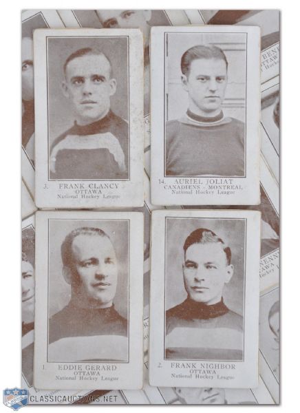 William Patterson 1923-24 V145-1 Collection of 15 Including Clancy & Joliat Rookie Cards