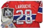 Pierre Larouches 1993 NHL All-Star Game Montreal Canadiens Heroes of Hockey Game-Worn <br>Team-Signed Jersey by 50+