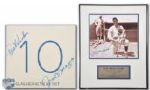 Pierre Larouches Joe DiMaggio Autograph Collection of 2