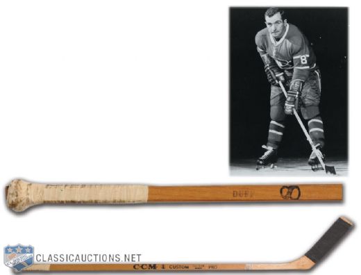Dick Duffs Mid-1960s CCM Custom Pro Game-Used Stick